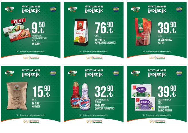 Tarım Kredi den çılgın indirim! Ayçiçek yağı, peynir, toz şeker, salça ve zeytinyağı fiyatlarını düşürdü!