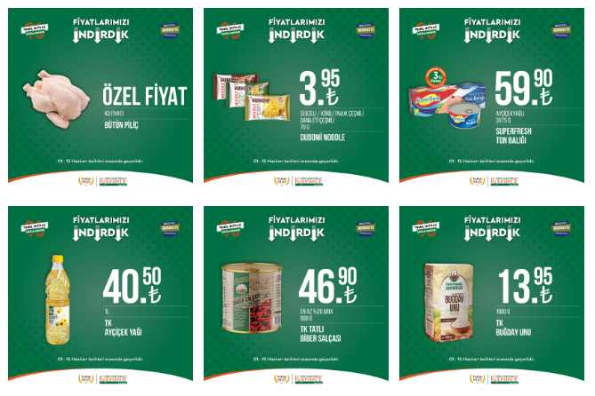 Tarım Kredi den çılgın indirim! Ayçiçek yağı, peynir, toz şeker, salça ve zeytinyağı fiyatlarını düşürdü!