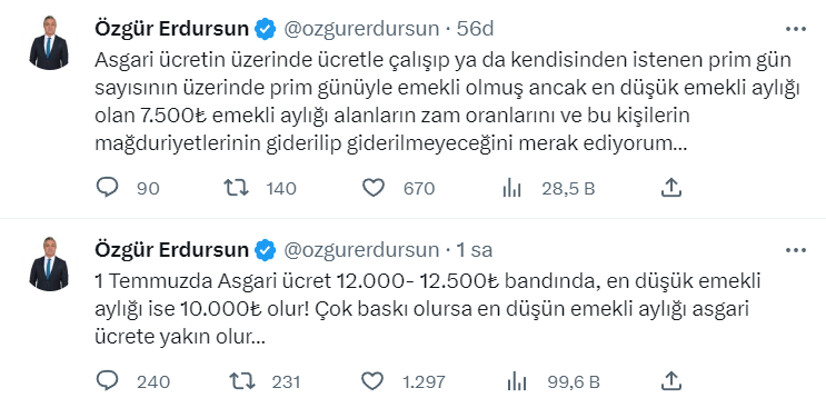 O isim Temmuz 2023 Asgari ücret ve en düşük emekli aylığı zam miktarını tek seferde açıkladı! Hemen bakıp öğrenin!