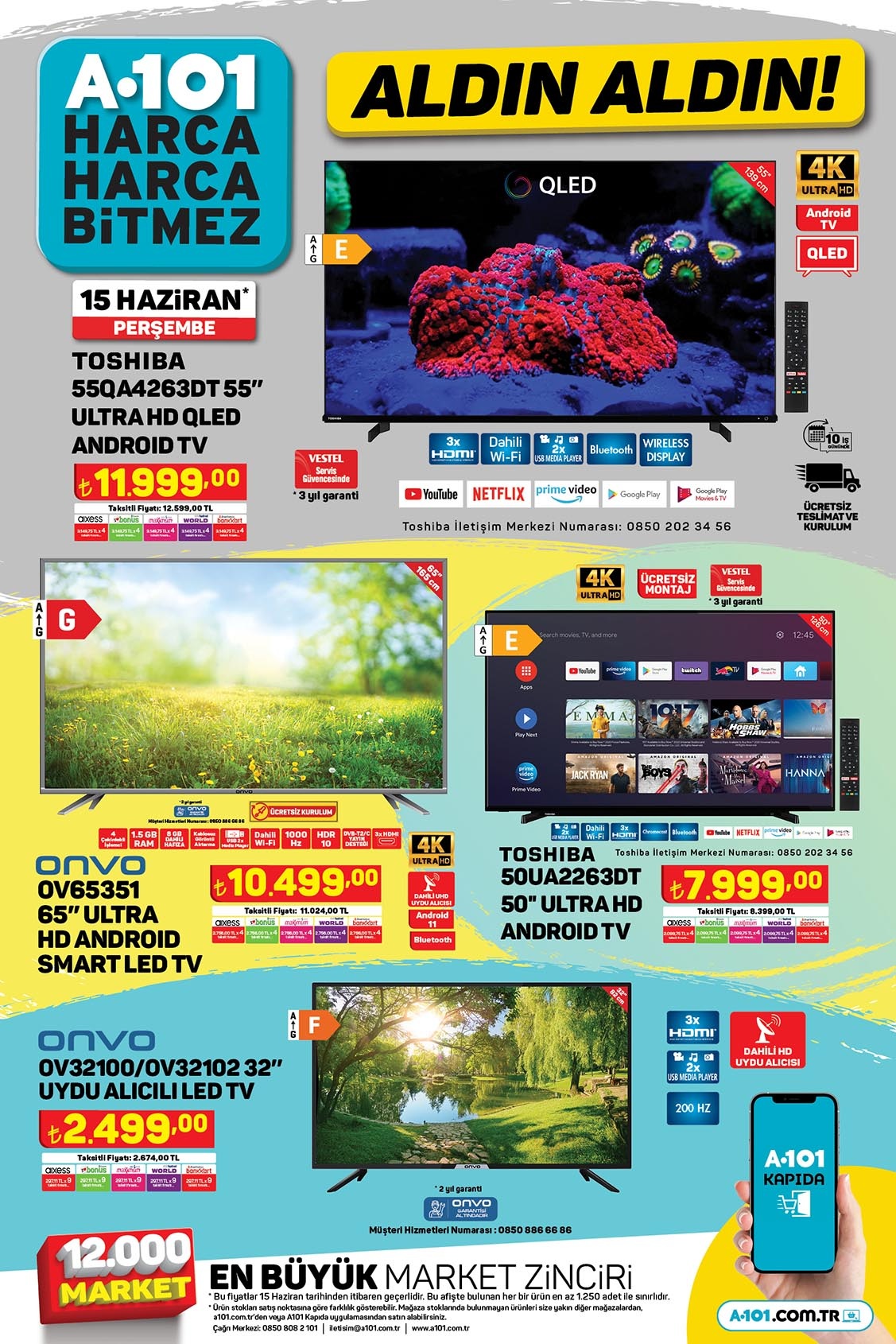 A101’de Calgon kireç önleyici 34,50 TL’ye, sıvı deterjan çeşitleri 70 TL’ye, bebek bezi 200 TL’ye düştü!