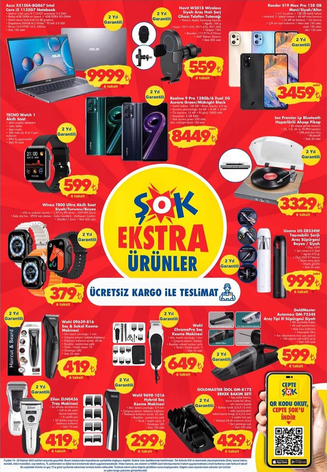 ŞOK Market ten Babalar Günü ne özel katalog! Polo yaka erkek Tshirt 119 TL, Letoon erkek spor ayakkabı 299 TL!