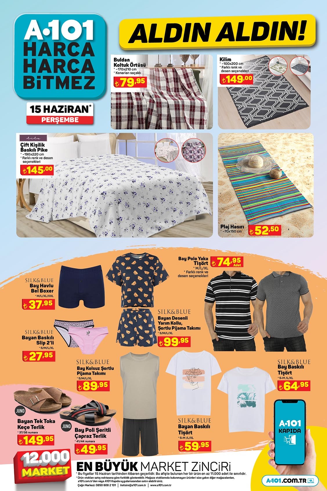 A101’de 6’lı çay bardağı 40 TL’ye, manuel doğrayıcı 65 TL’ye cam kahve bardağı 13 TL’ye düştü!