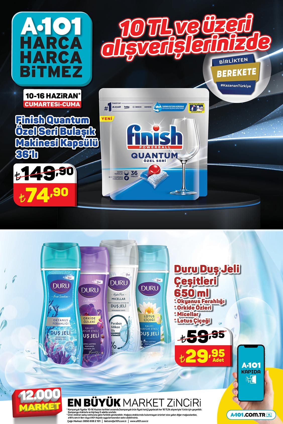 A101 de 1 kg nohut 31 TL den 29 TL ye, yağlı beyaz peynir 73 TL den 63 TL ye düştü!