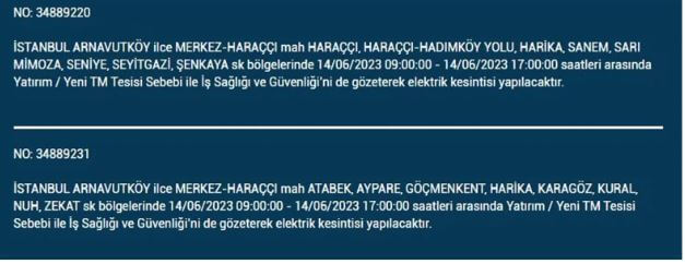 Elektriksiz kalacağız! İşte 14 Haziran Çarşamba elektrik kesintisi yaşanacak ilçeler!