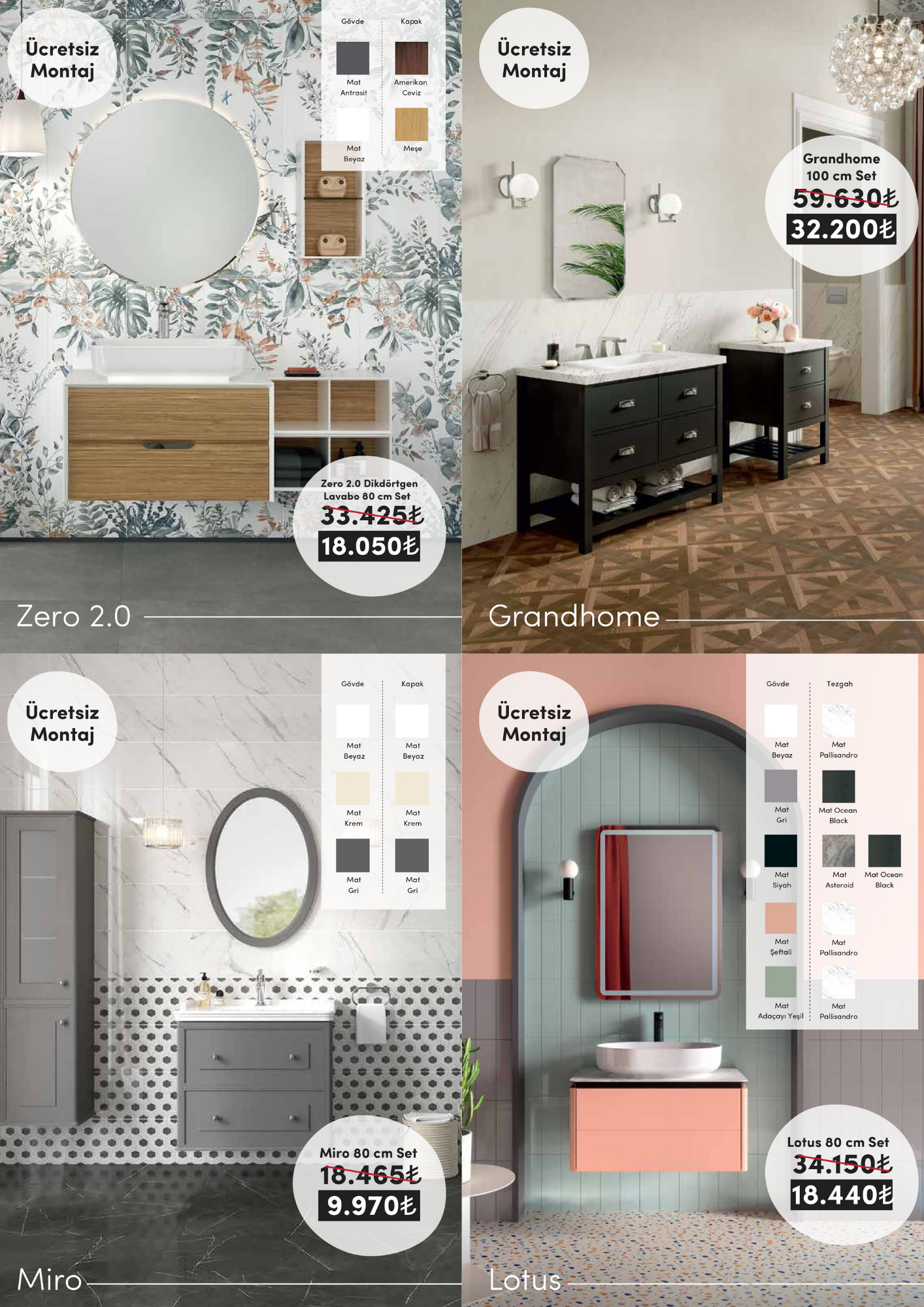 Kale Banyo dan bahar kampanyası: Banyolarda yüzde 50 indirim ve ücretsiz montaj imkanı!