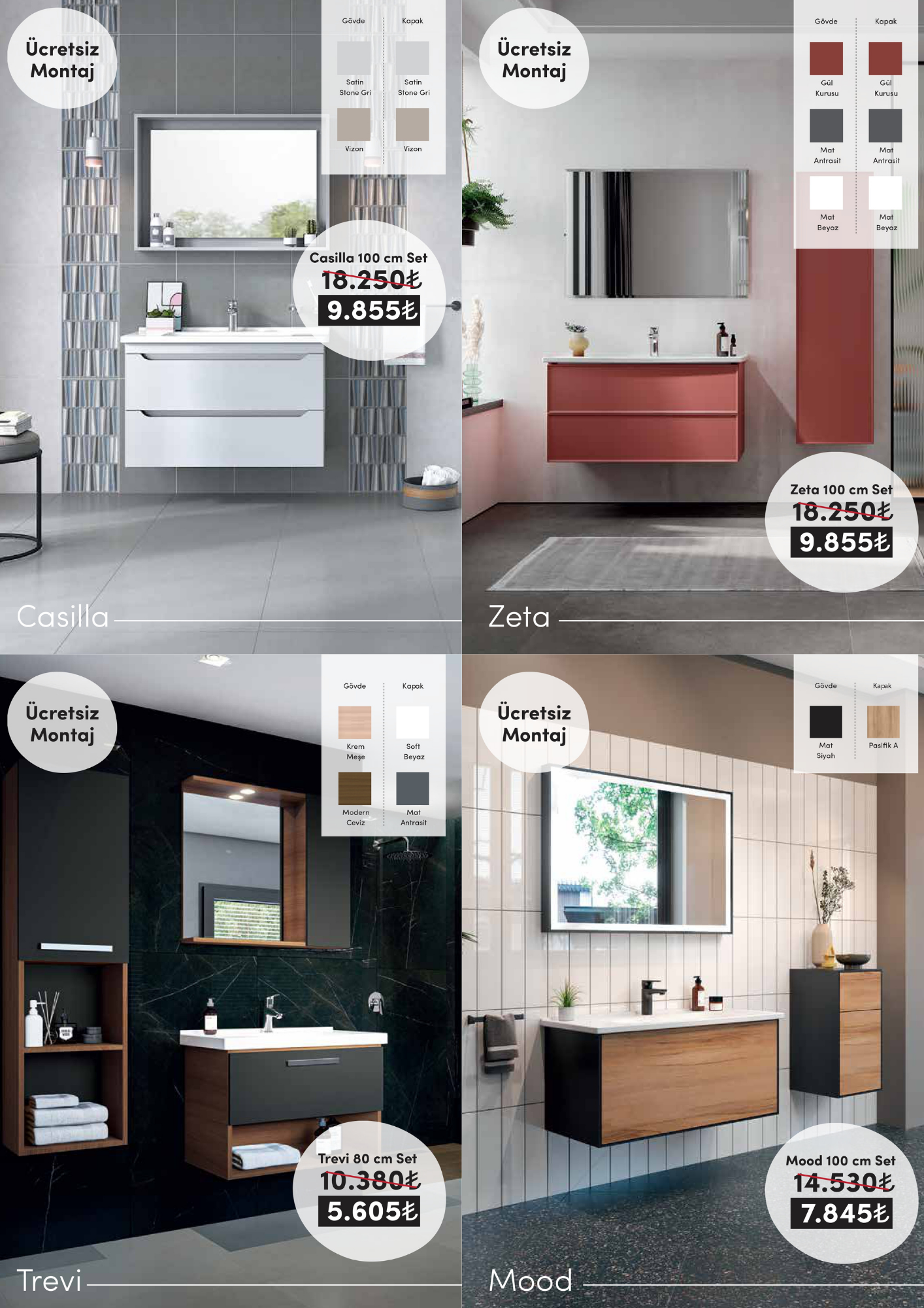 Kale Banyo dan bahar kampanyası: Banyolarda yüzde 50 indirim ve ücretsiz montaj imkanı!