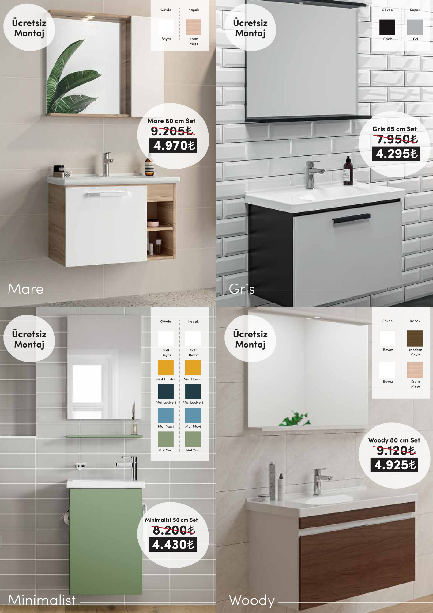 Kale Banyo dan bahar kampanyası: Banyolarda yüzde 50 indirim ve ücretsiz montaj imkanı!