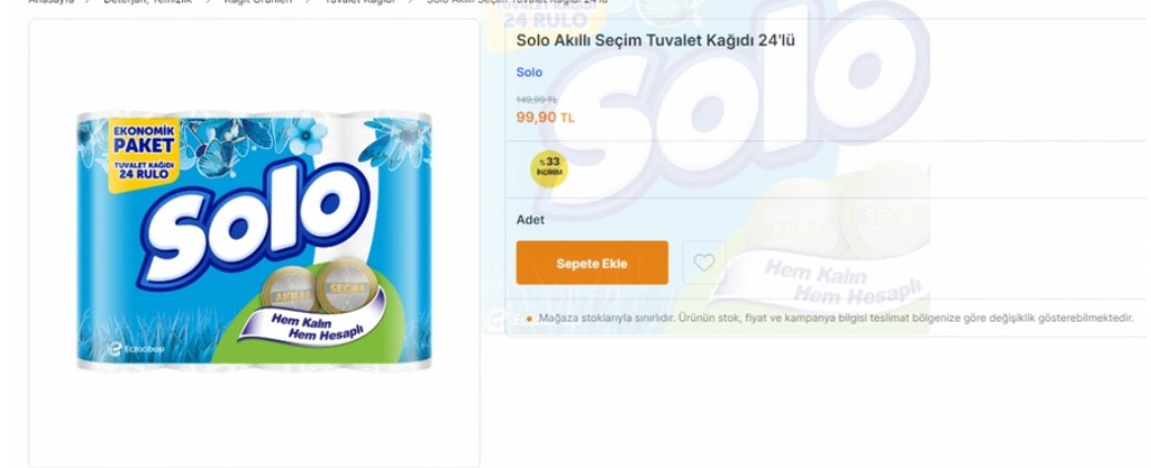 Migros tan 24 lü tuvalet kağıdında harika kampanya! Bu fırsatı kaçırmayın