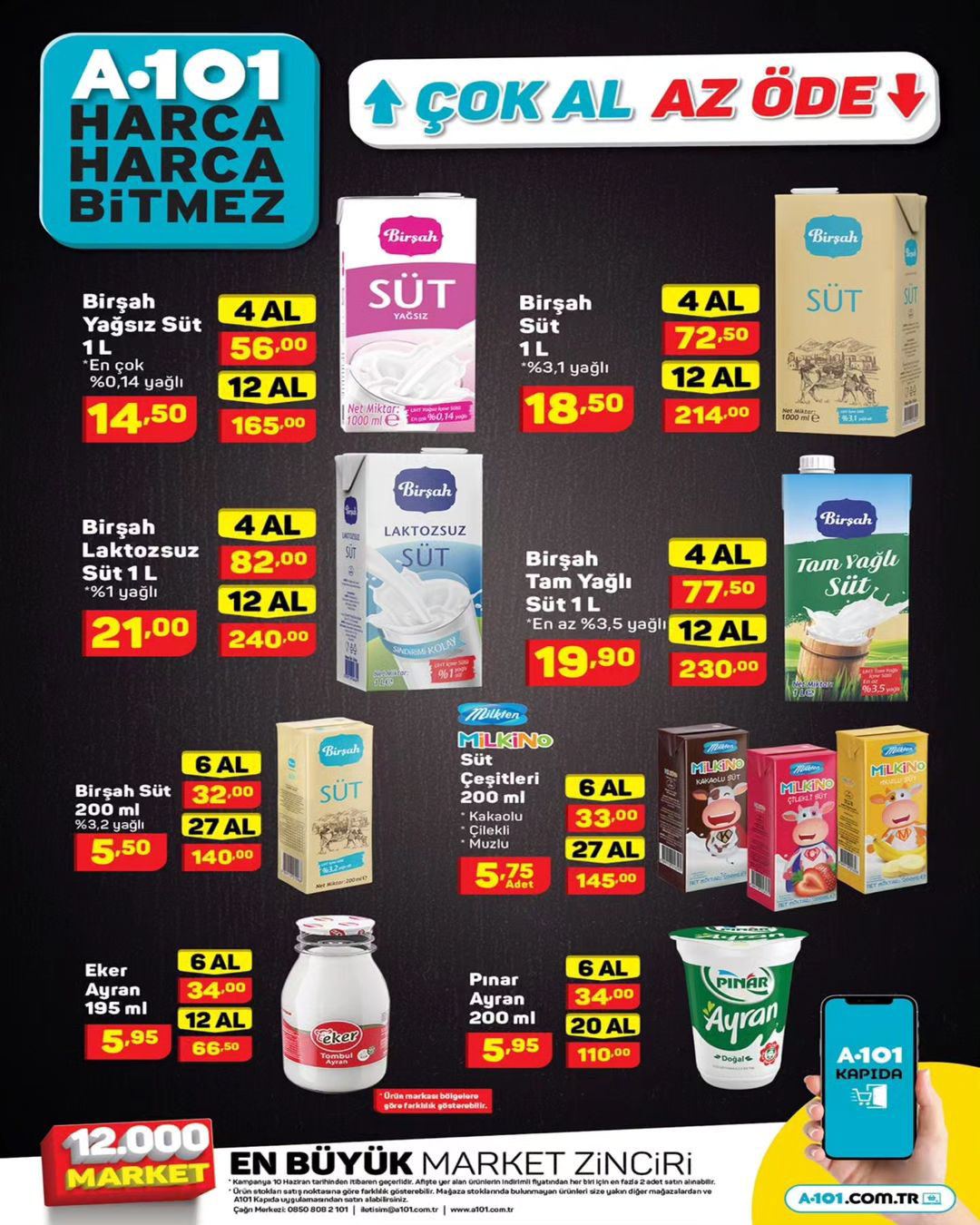 A101 den bir indirim haberi daha; Torku toz şeker 79,90 TL ye, Persil toz deterjan 109,90 TL ye düştü
