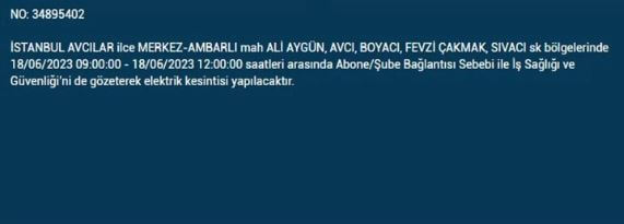Elektrik kesintisi yaşayacak ilçeler açıklandı! İşte 18 Haziran Pazar elektrik kesintisi yaşanacak ilçeler!