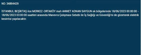 Elektrik kesintisi yaşayacak ilçeler açıklandı! İşte 18 Haziran Pazar elektrik kesintisi yaşanacak ilçeler!
