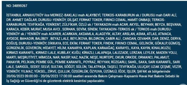 Elektrikler mi kesilecek? Bugün elektrik mi kesilecek? İşte 20 Haziran Salı elektrik kesintisi yaşanacak ilçeler!