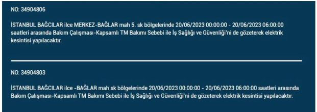 Elektrikler mi kesilecek? Bugün elektrik mi kesilecek? İşte 20 Haziran Salı elektrik kesintisi yaşanacak ilçeler!