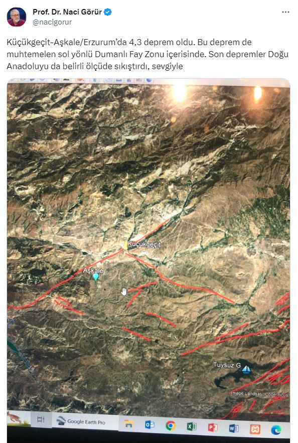 Yer bilimci Prof. Dr. Naci Görür den yeni bir deprem uyarısı geldi: Belirli ölçüde fayı sıkıştırdı