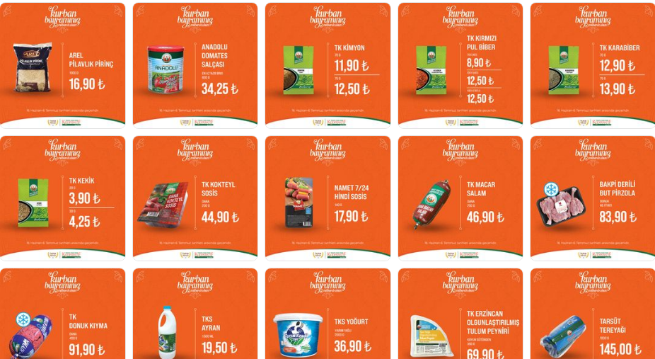 Bomba indirim! Tarım Kredi bayram kampanyasını peş peşe duyurdu! Peynir, salça, et fiyatları dip yaptı!