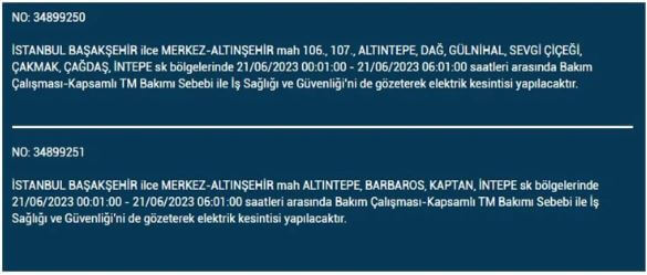 Bu ilçelerde elektrik kesintisi olacak! İşte 21 Haziran Çarşamba elektrik kesintisi yaşanacak ilçeler!