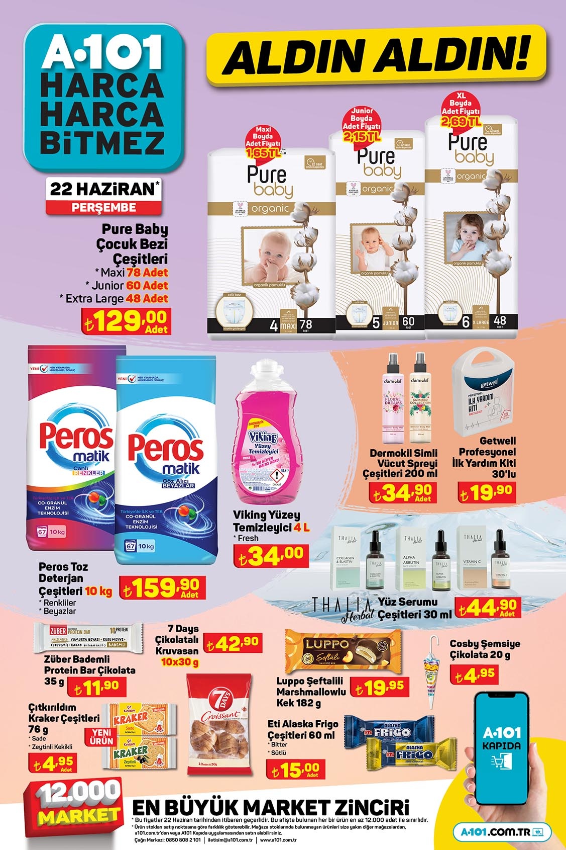 A101’de Tat pilavlık pirinç 149,90 TL’ye, 12 parça fincan takımı 229,95 TL’ye, ızgara tavası 379,95 TL’ye düştü!