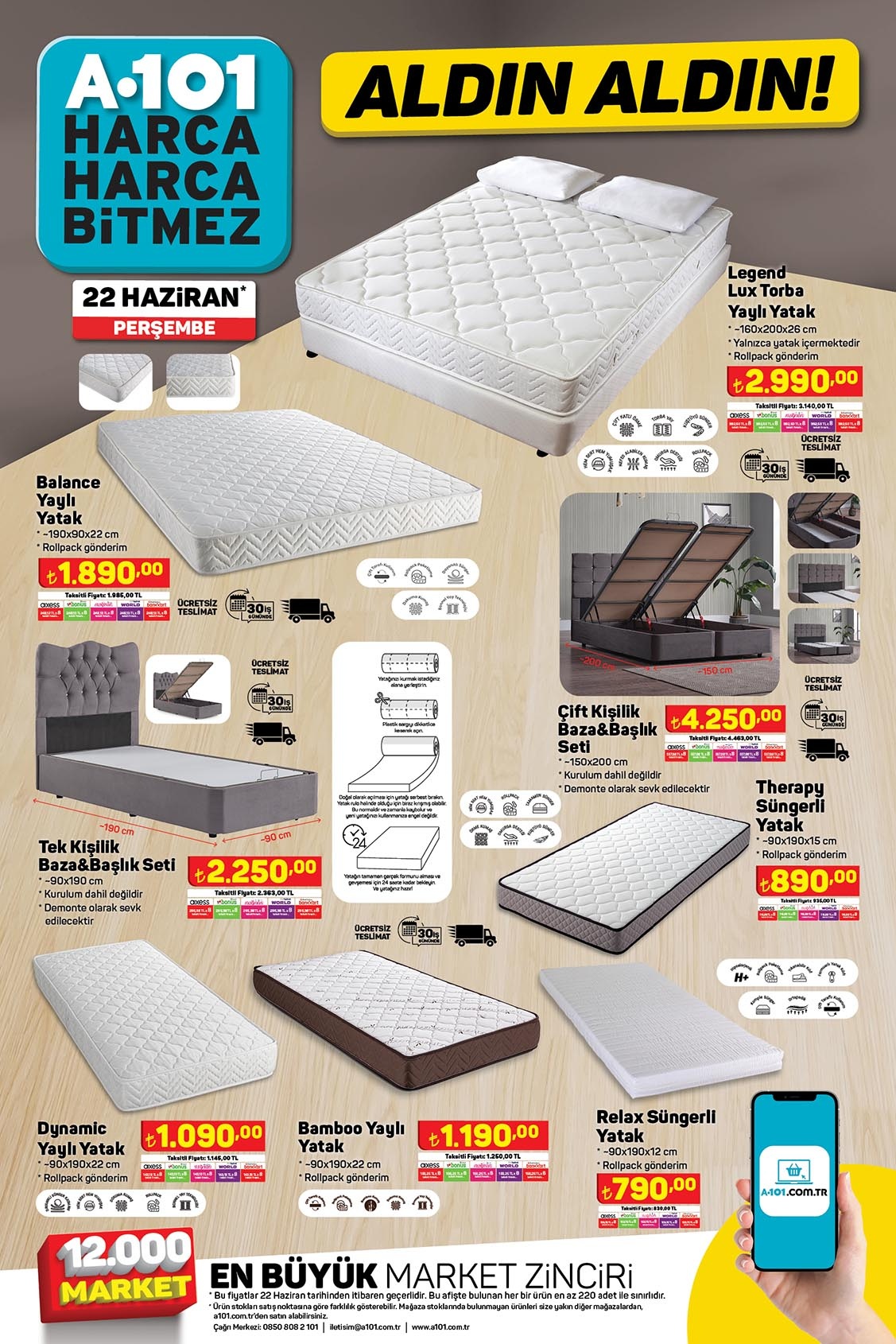 A101’de döküm tava 399, 95 TL’ye, stor perde 349 TL’ye, döküm kek kalıbı 199,95 TL’ye düştü!