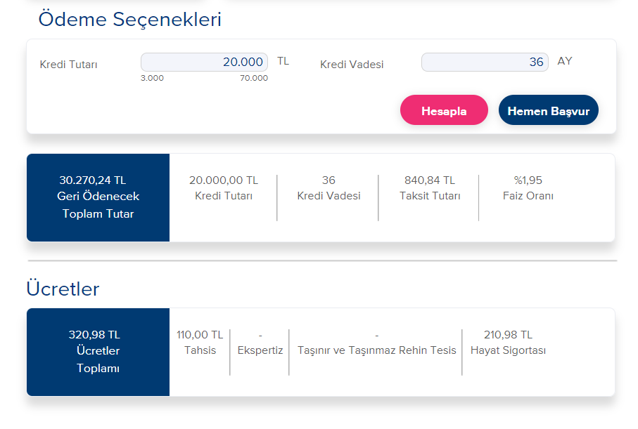 İş Bankası ndan aylık 840 TL taksitle bayram kredisi!