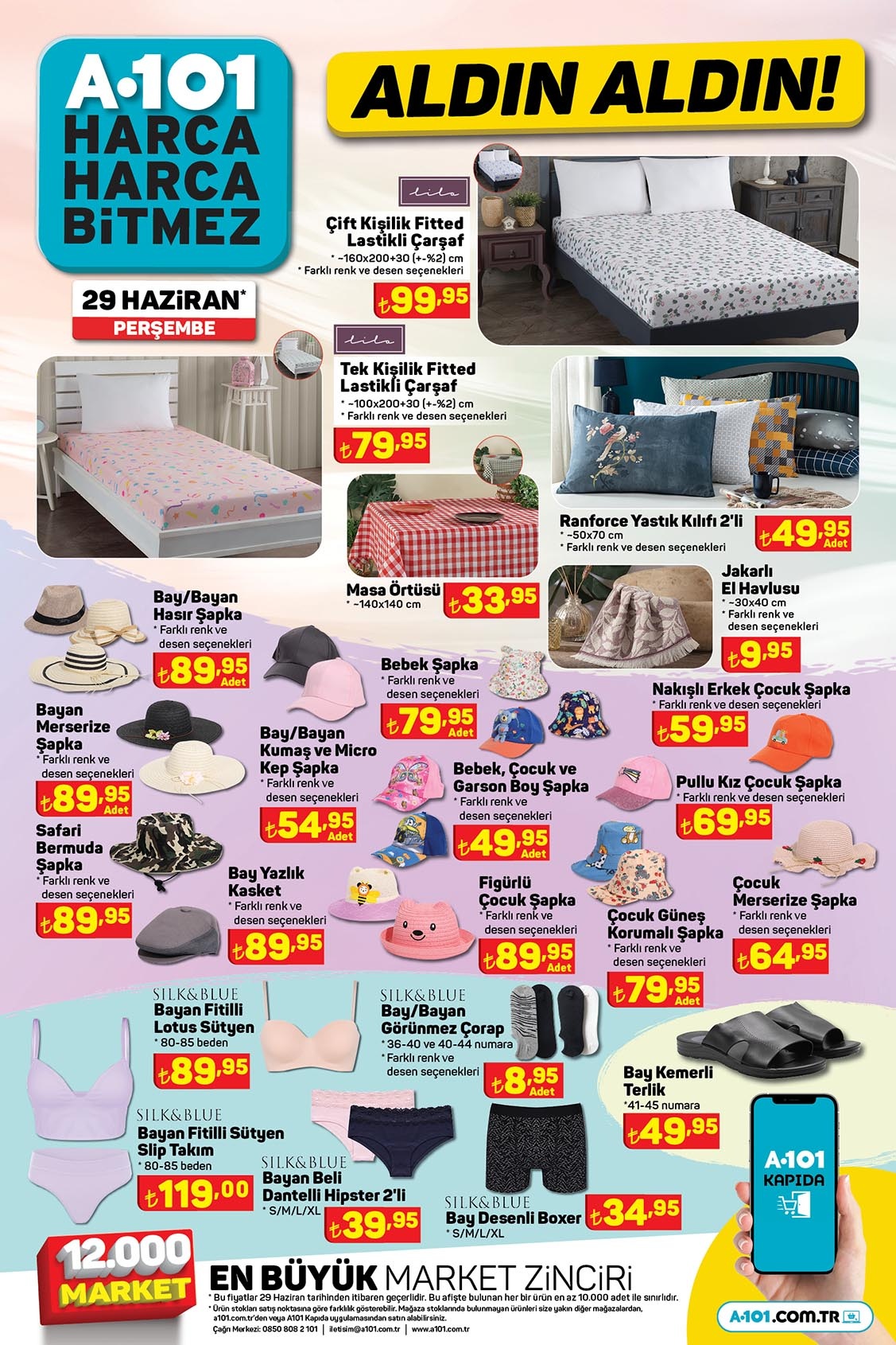 A101’de Omo çamaşır deterjanı 79 TL’ye, Paşabahçe borcam 69,95 TL’ye, Arzum tost makinesi 799 TL’ye düştü!