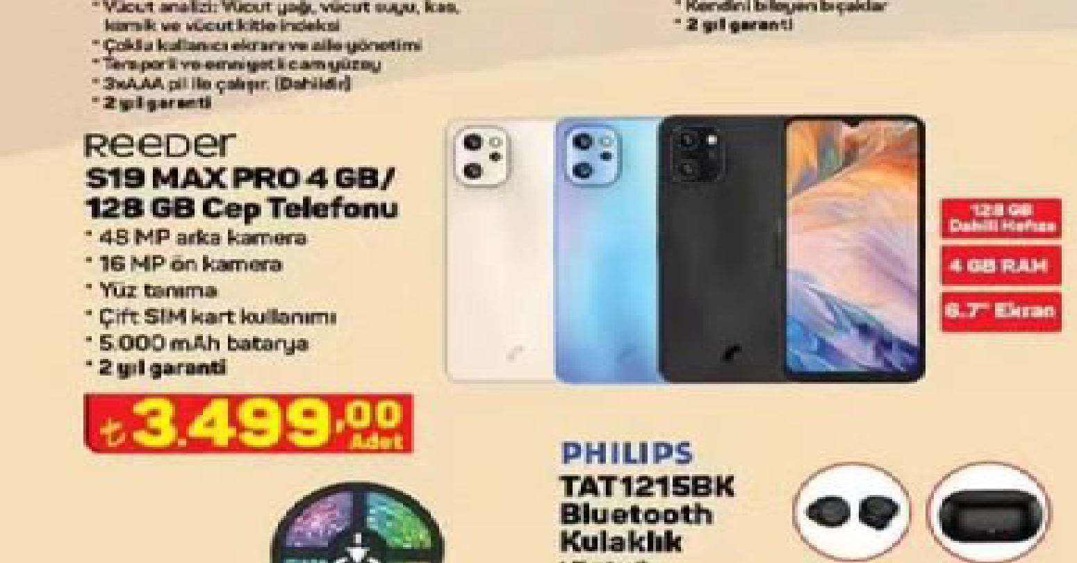 Reeder S19 Pro Max cep telefonu Kurban Bayramı nın ikinci gününde A101 de satışa çıkıyor; İşte satış fiyatı