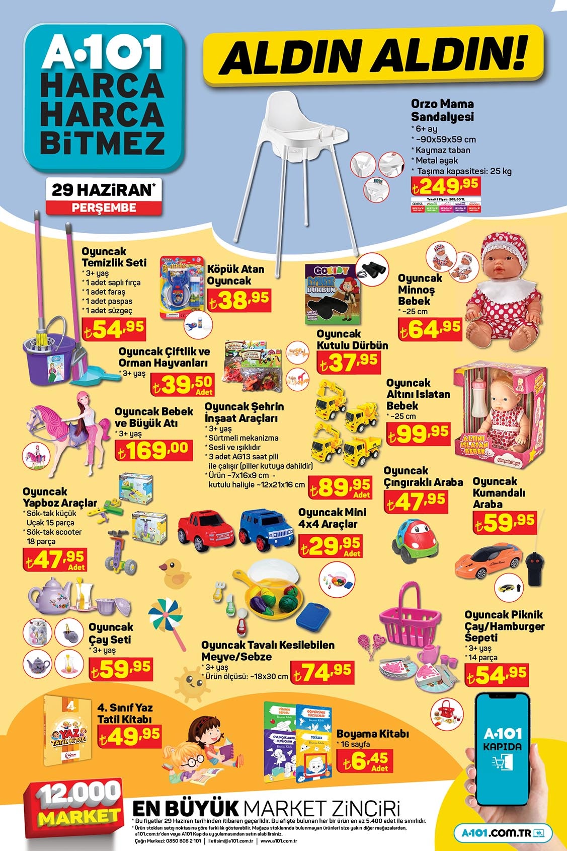 A101 de çamaşır kurutmalığı 159 TL ye, piknik sandalyesi 149 TL ye, elektrikli süpürge 489 TL ye düştü!