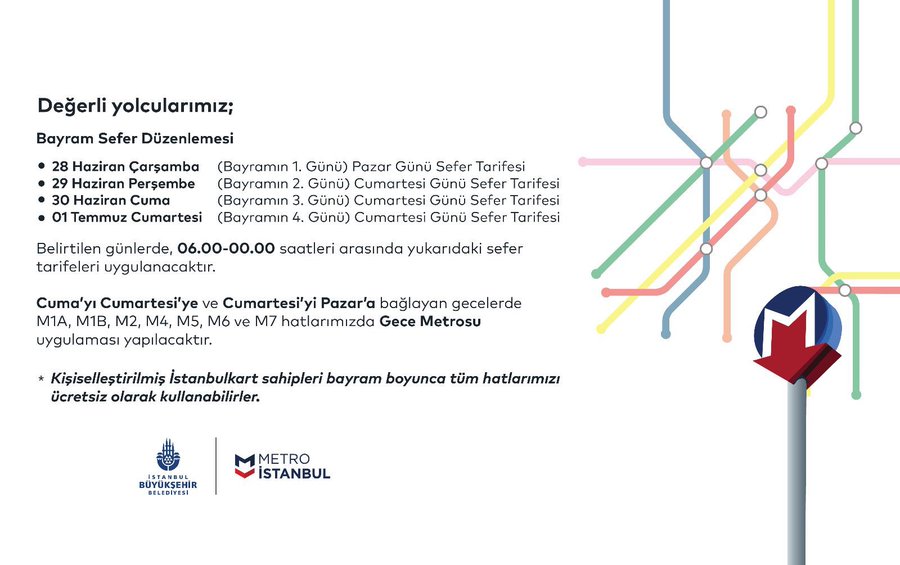 Bayramda toplu taşıma ücretsiz mi? Marmaray bayramda ücretli mi? Bayramda otobüsler (İETT) ücretsiz mi? İşte ayrıntılar!