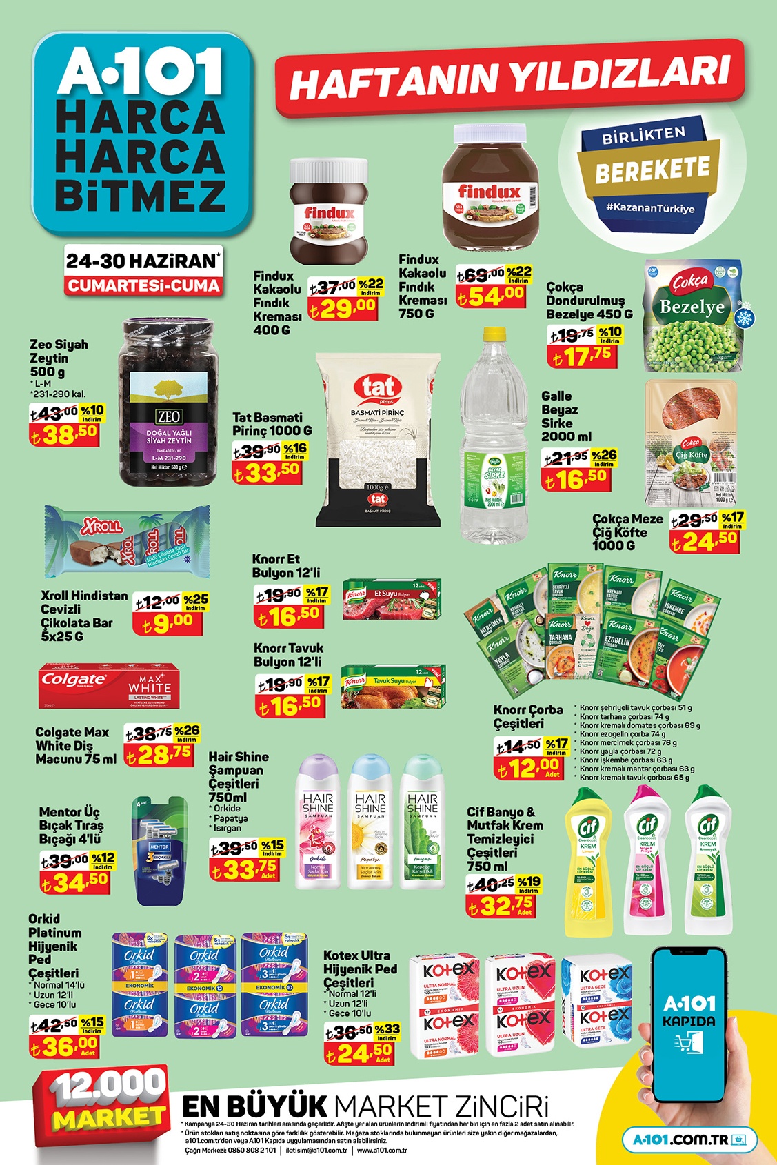 A101’de Fairy bulaşık makinesi kapsülü 169 TL’ye, Cif banyo ve mutfak temizleyici 32,75 TL’ye, yoğurt 61 TL’ye düştü!