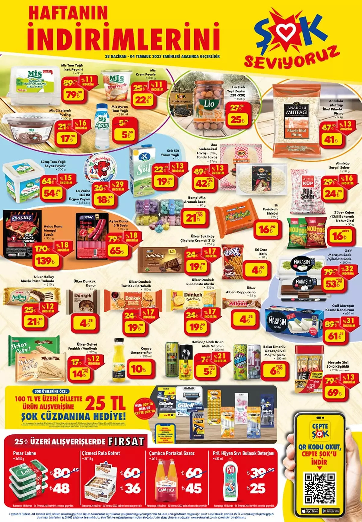 ŞOK’ta Fairy bulaşık makinesi tableti 199,90 TL’ye, Cif tüm yüzeyler 29,50 TL’ye, kızartma tenceresi 299 TL’ye düştü!