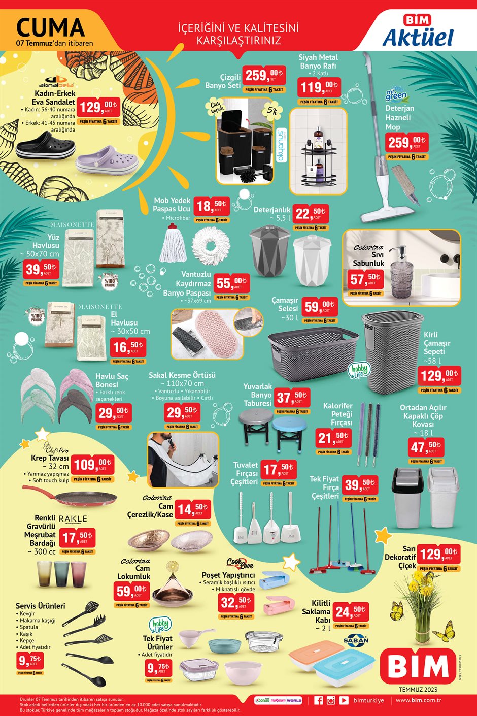 BİM’de Sunny çelik kettle 219 TL’ye, ahşap 2 bölmeli kutu 99 TL’ye, çay seti 75 TL’ye düştü!