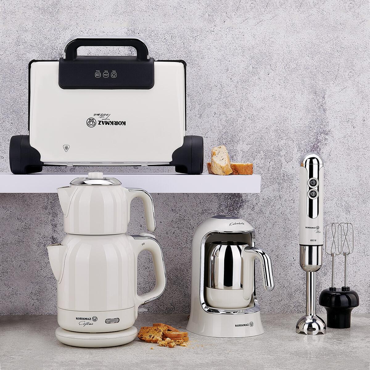 Evlilik hazırlığı yapanlara müjde; Korkmaz 14 parça elektrikli çeyiz seti fiyatında bin 850 TL indirim