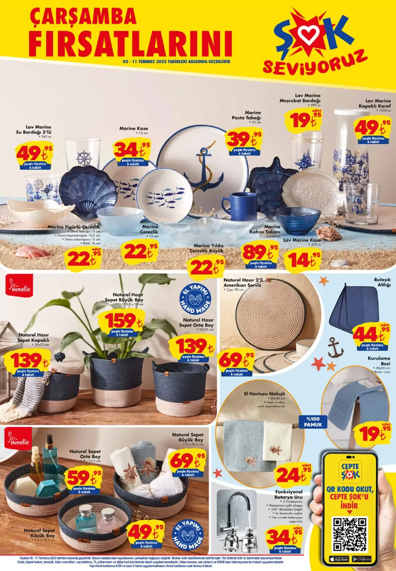 Çeyiz hazırlayanlar müjde! ŞOK Market te peşin fiyatına 6 taksit fırsatı! Kahve makinesi, buzdolabı, bardak, halı...