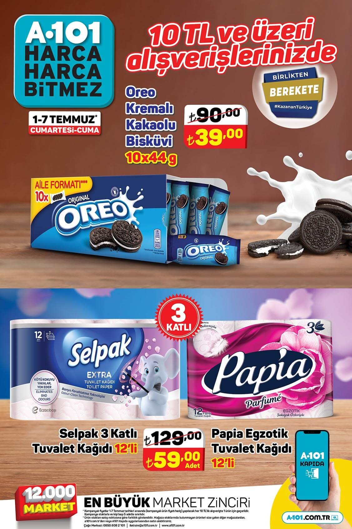 A101 de yüzde 35 e varan indirim! Mistral peçete 9 liraya, süzme peynir 49 liraya, bebe bisküvisi 13 liraya düştü!