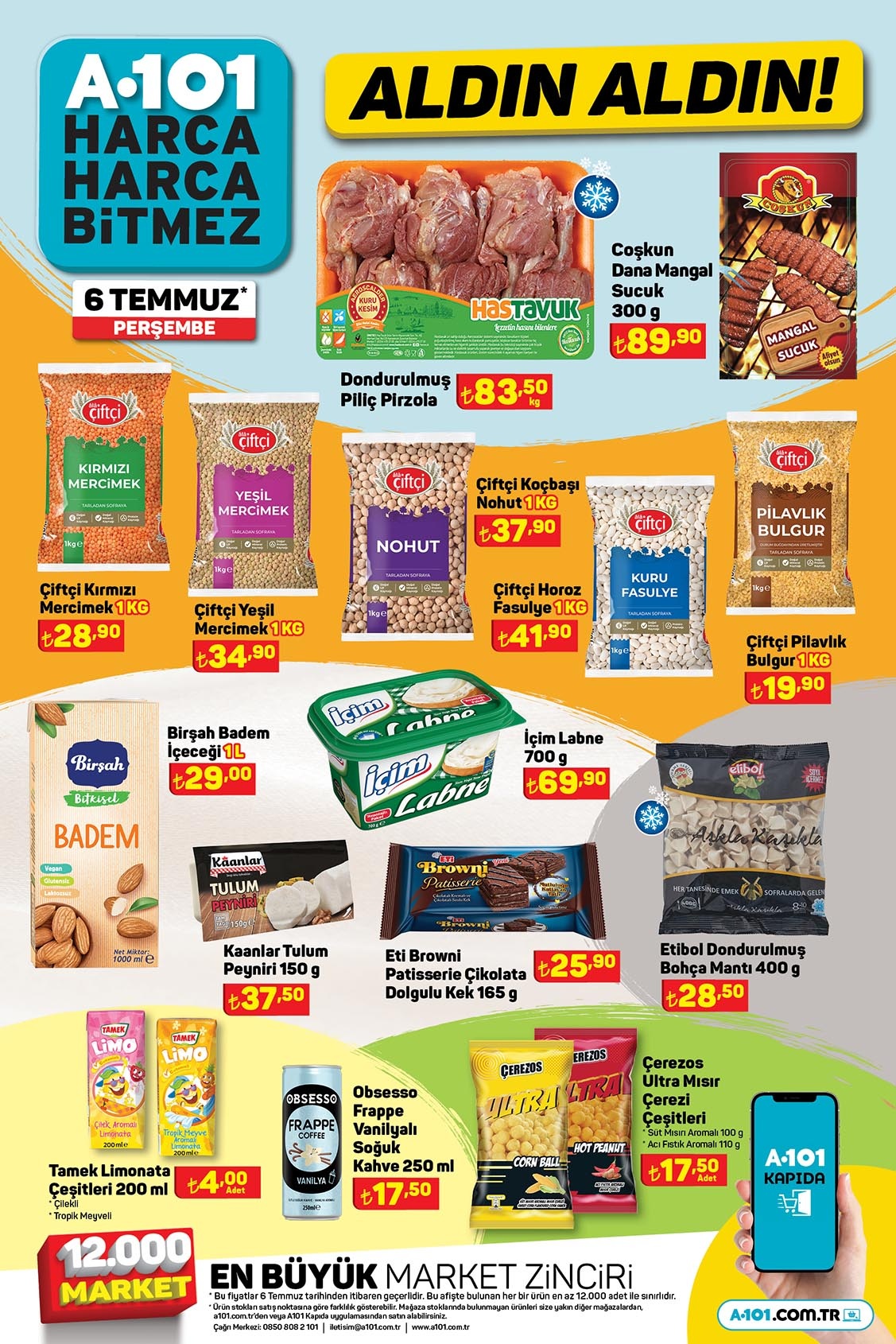 A101’de iğneden ipliğe indirim geldi! Orta boy valiz 399 TL’ye, teleskop 239 TL’ye, yeşil mercimek 34,90 TL’ye düştü!