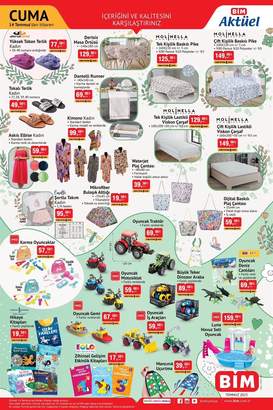 BİM’de Xiaomi robot süpürge 11 bin 499 TL’ye, tezgahaltı buzdolabı 2 bin 899 TL’ye, çift kişilik çarşaf 149 TL’ye düştü!