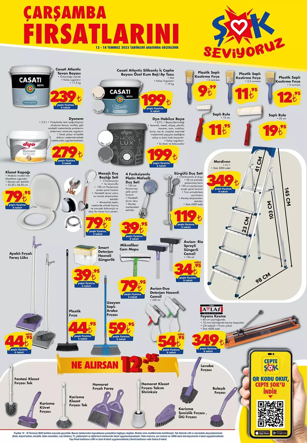 ŞOK’ta Rinso sıvı deterjan 99,50 TL’ye, Bebeland çamaşır yumuşatıcı 27,90 TL’ye, Sleepy bebek bezi 209,90 TL’ye düştü!