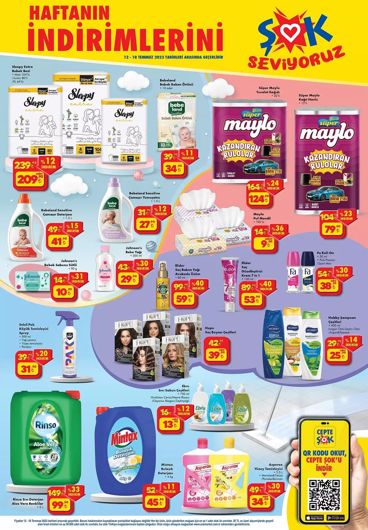 ŞOK’ta indirim yağmuru! Sinbo elektrikli süpürge 1.299 TL’ye, mop seti 149 TL’ye, yüzey temizleyici 34,50 TL’ye düştü!