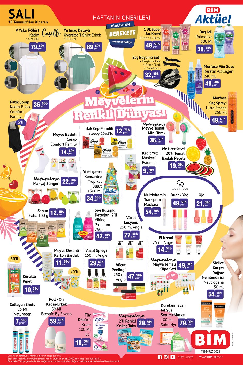 BİM’de aşurelik buğday 14,50 TL’ye, iç Antep fıstığı 69,50 TL’ye konsantre yumuşatıcı 34,50 TL’ye düştü!