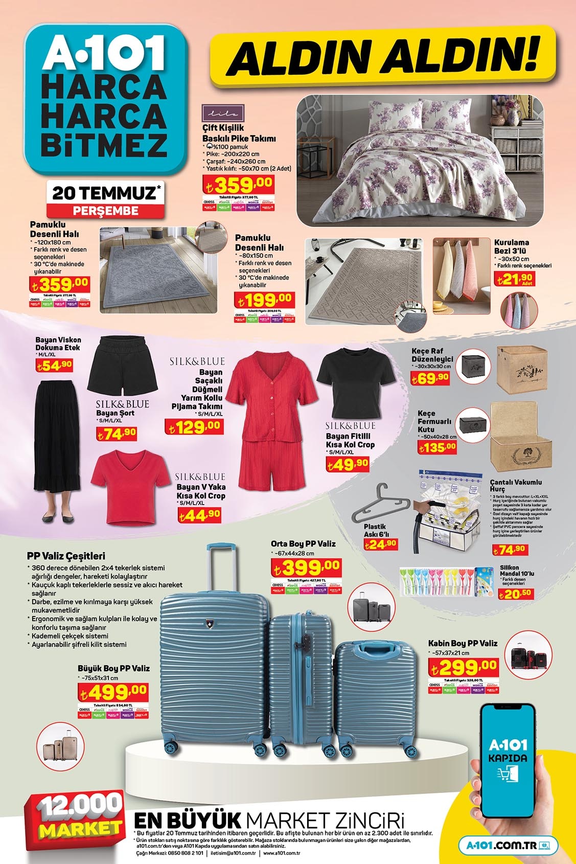 A101’de A’dan Z’ye indirim! Homend kahve makinesi 99 TL, Fanton dik süpürge 789 TL, tava ve sahan seti 279 TL...