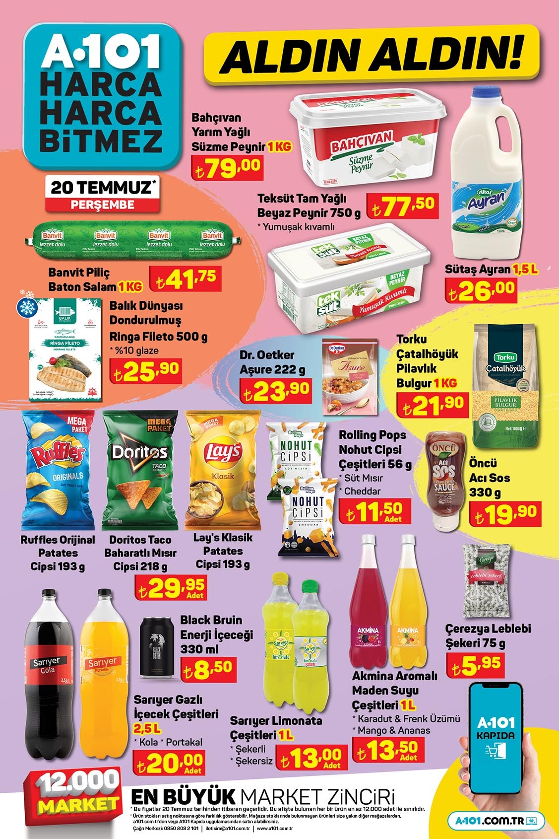 A101’de Regal çay makinesi 739 TL’ye, tam yağlı beyaz peynir 77,50 TL’ye, seramik tabanlı ütü 399 TL’ye düştü!