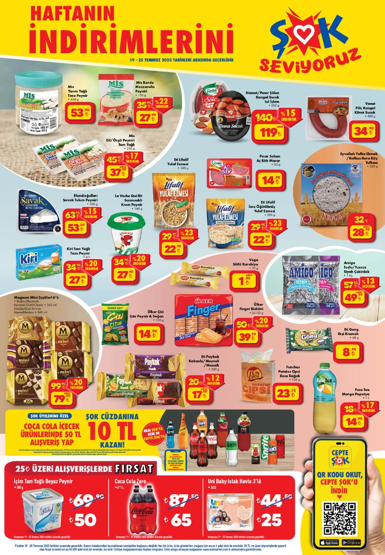 ŞOK Market te 4 kg yoğun çamaşır suyu 47 TL ye, peçete 10 TL ye, Ace Klasik 33 TL ye düştü!