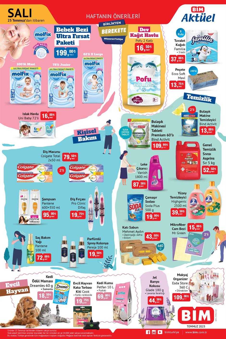 7 den 70 e herkese müjde! BİM de Vanish leke çıkarıcı 87,50 TL’ye, bulaşık makinesi temizleyici 2’li 13 TL’ye düştü!