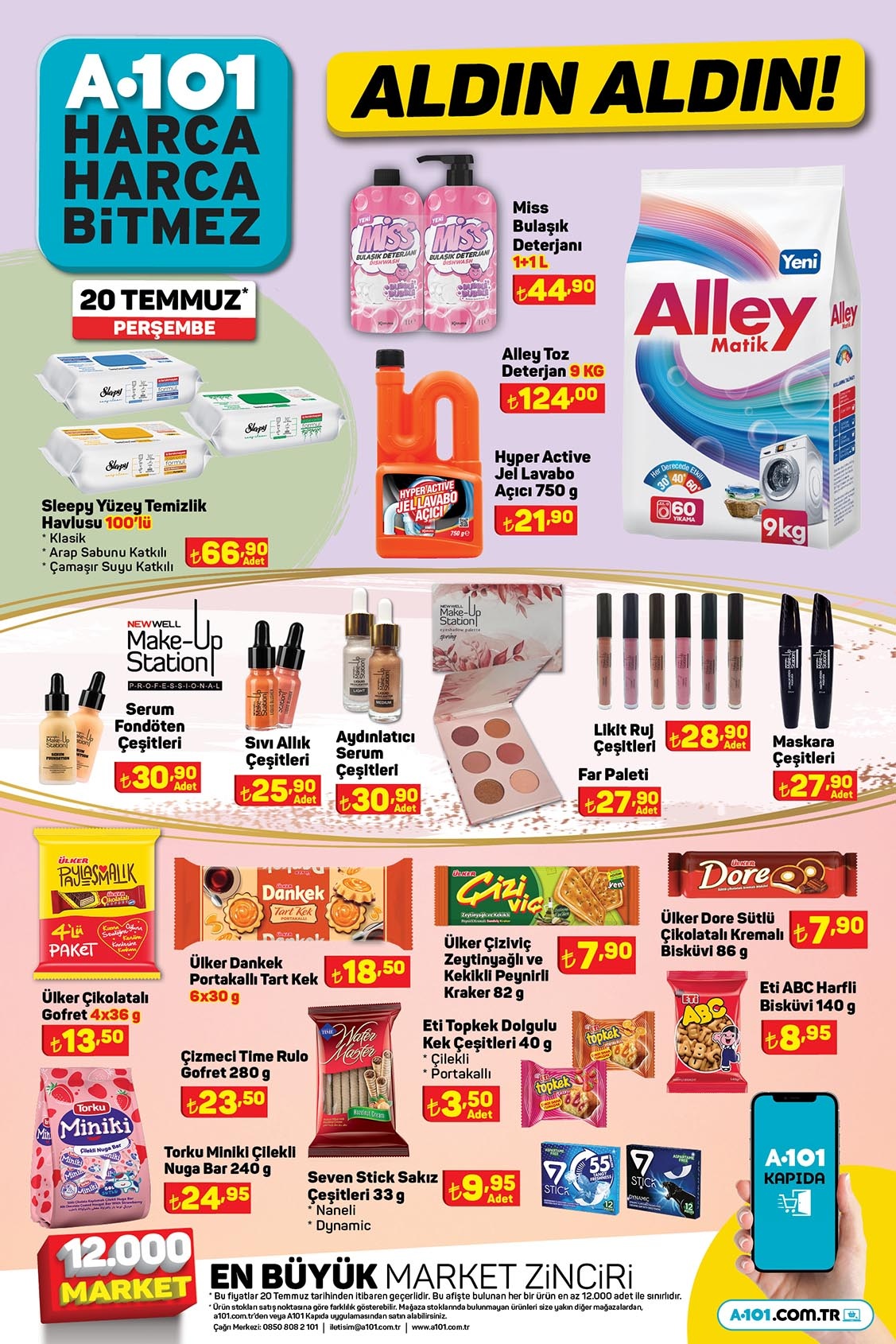 A101’de filtre kahve makinesi 999 TL’ye, masa takımı 2.390 TL’ye, çift kişilik pike takımı 359 TL’ye düştü!