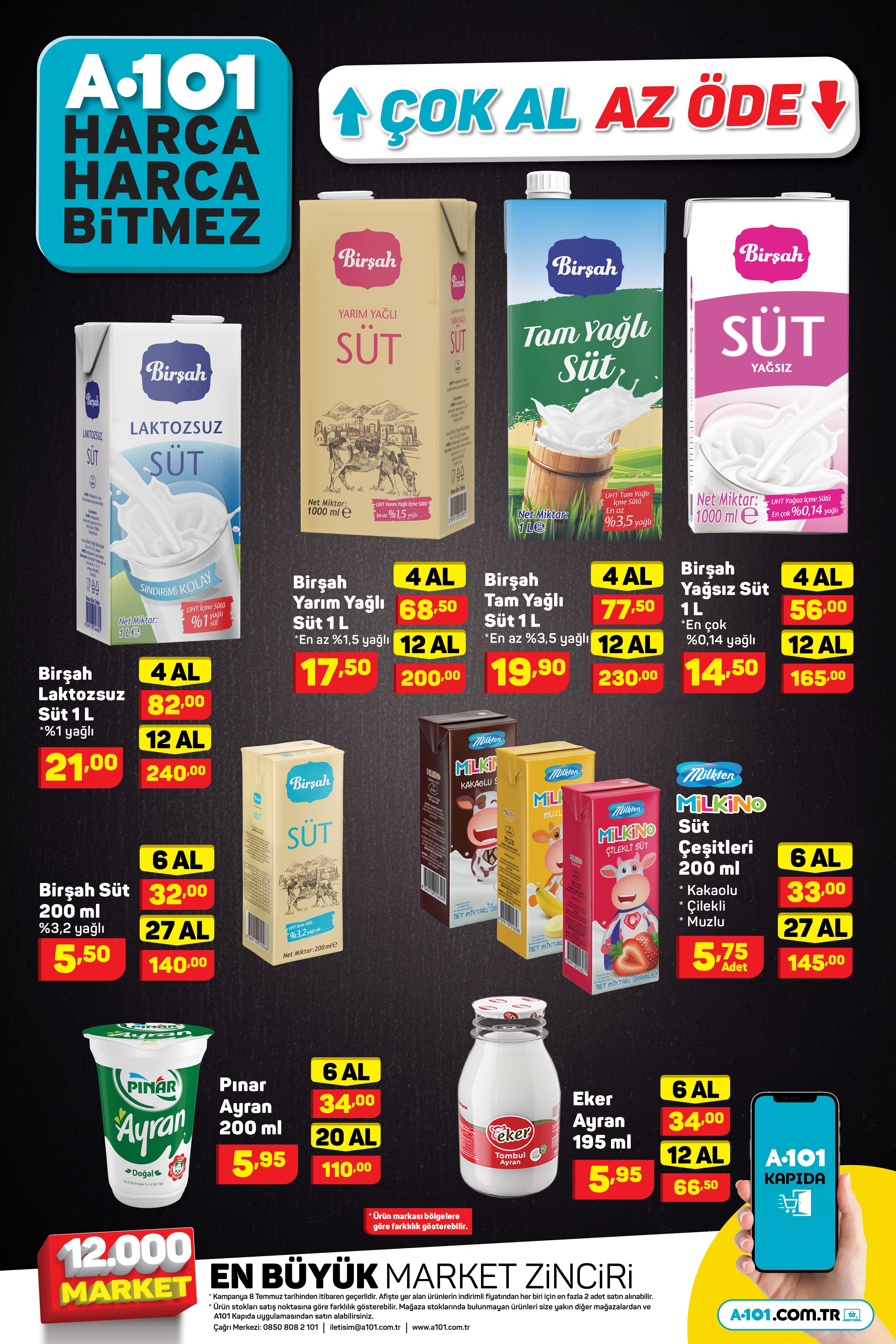 A101’de ne var ne yok indirime girdi! Torku taze peynir 49 TL, Raid sineksavar 47,90 TL, kırmızı mercimek 53,95 TL...