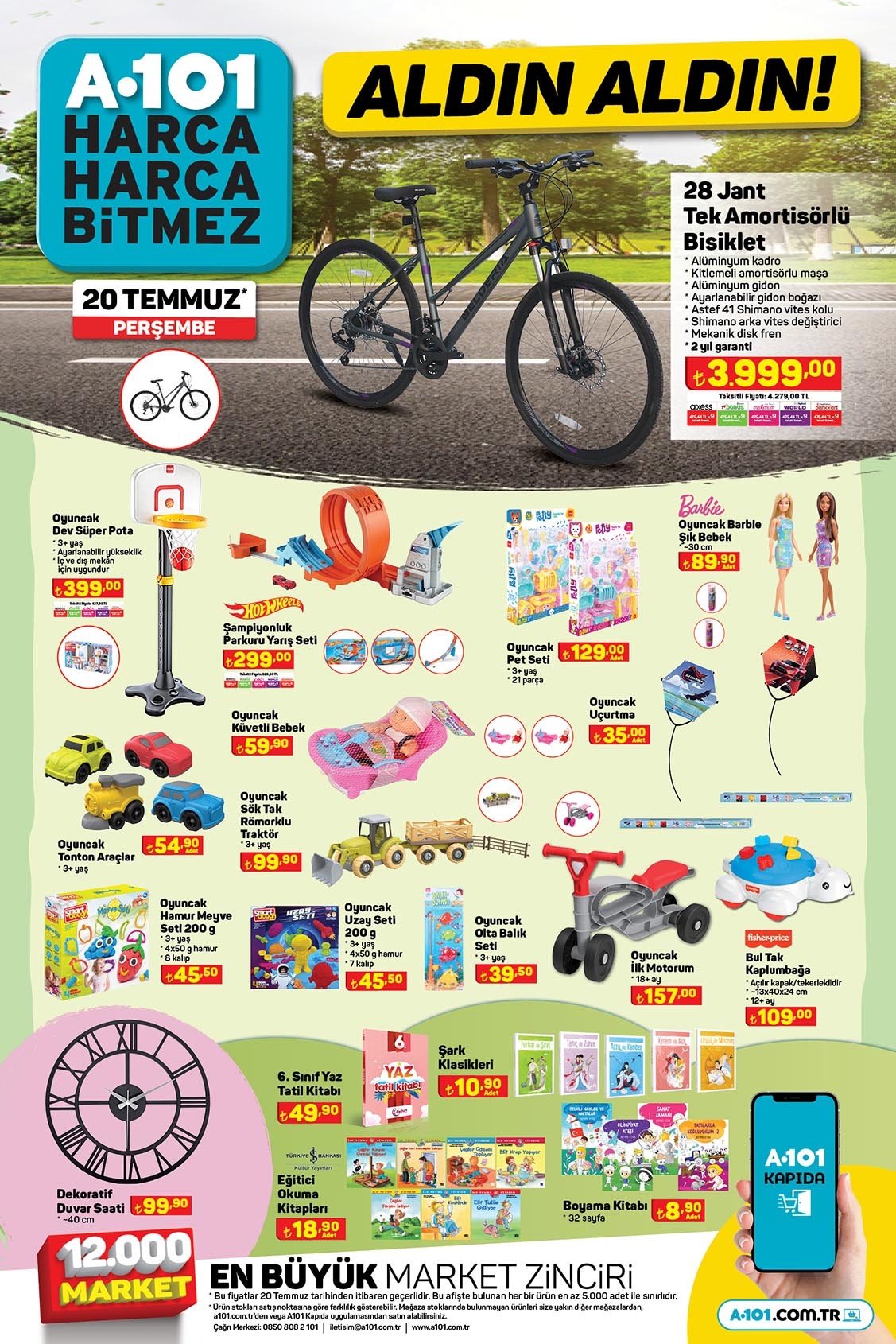 A101’de robot süpürge 9.299 TL’ye, Sinbo elektrikli dik süpürge 599 TL’ye Alley 9 kg toz deterjan 124 TL’ye düştü!