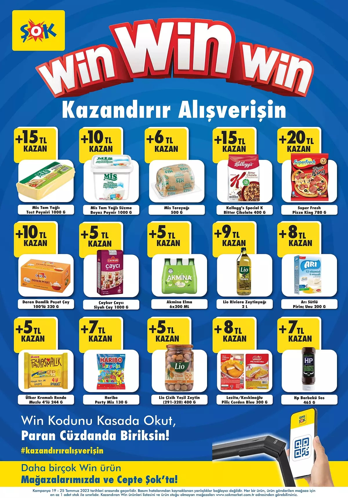 ŞOK’ta Finish tuz 37,50 TL’ye, Vanish leke çıkarıcı 149,90 TL’ye, aşurelik buğday 14,90 TL’ye düştü!