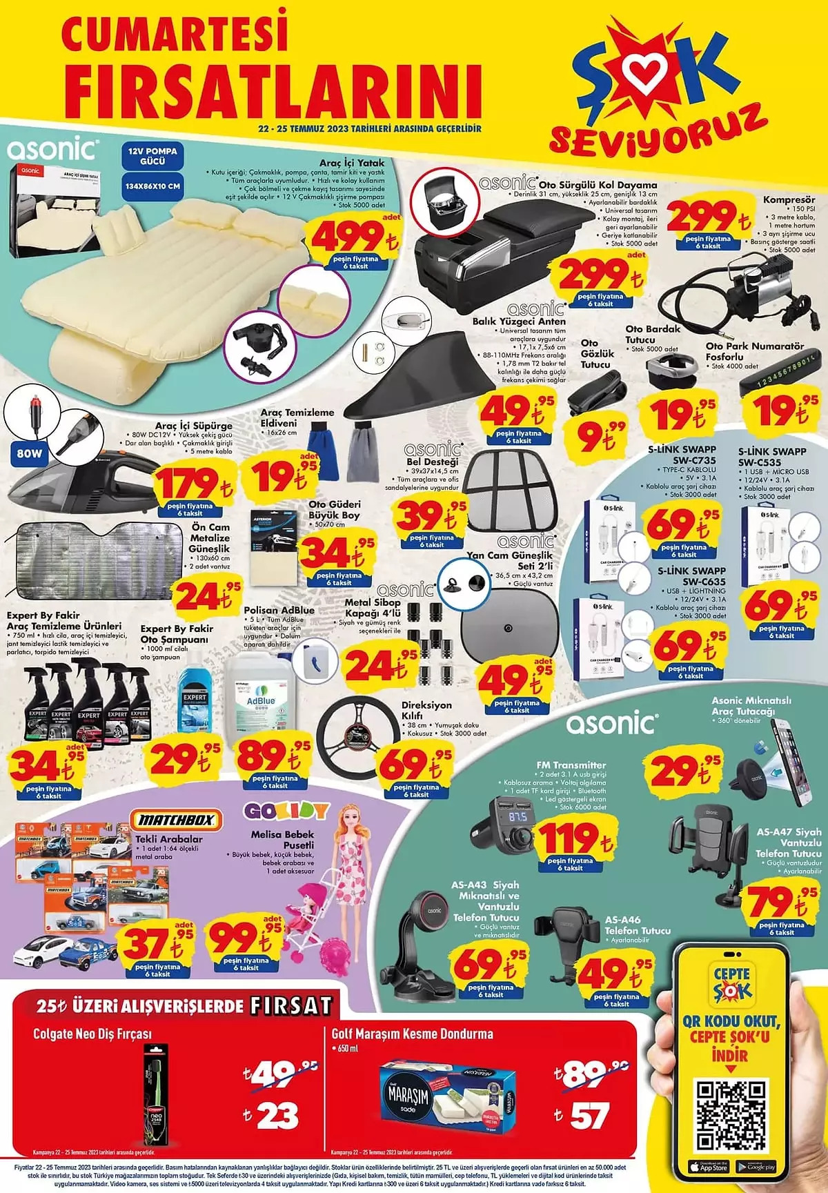 ŞOK’ta Altus derin dondurucu 4.699 TL’ye, klima 12.699 TL’ye wi-fi destekli çoklu priz 549 TL’ye düştü!