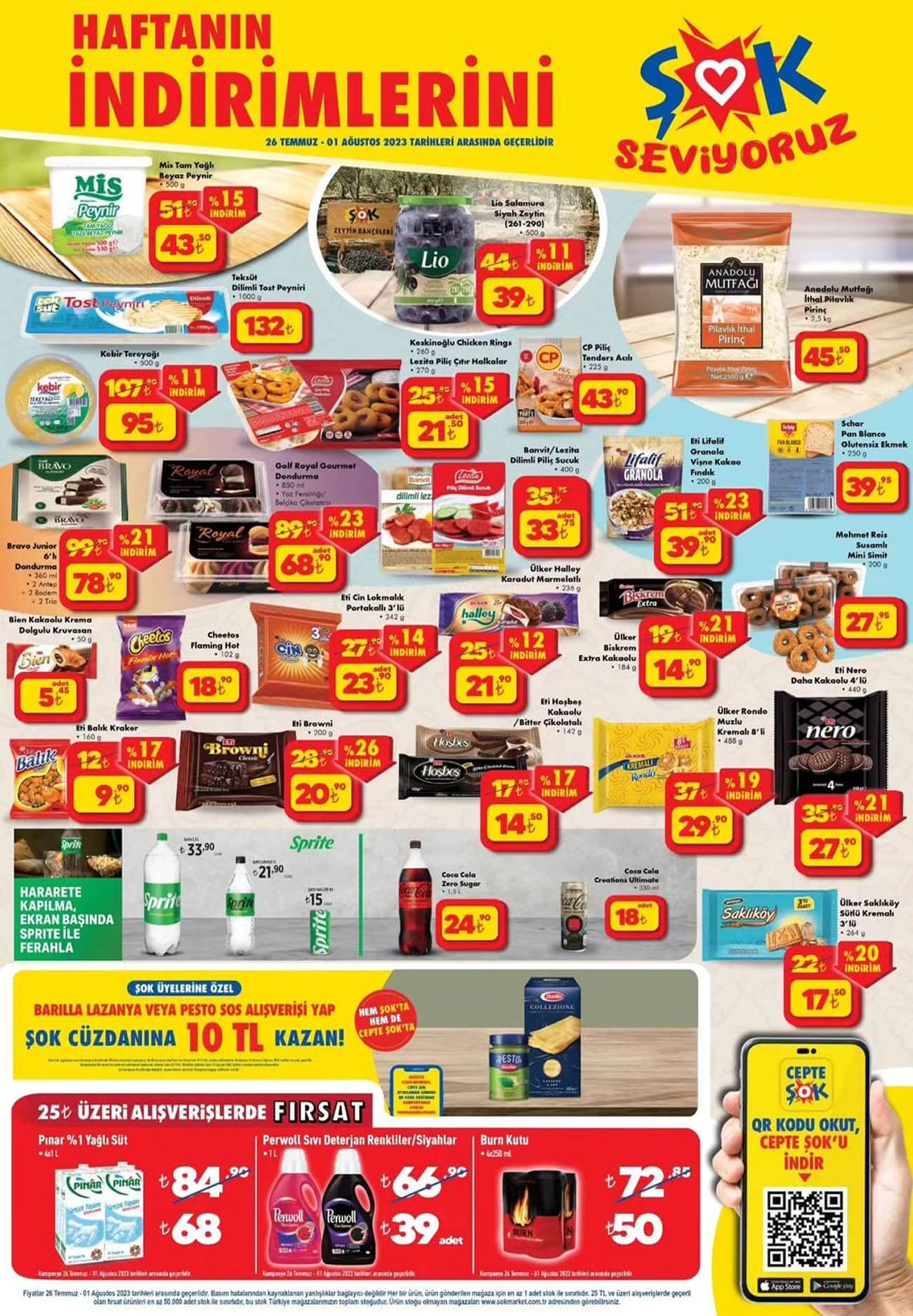 ŞOK ta dev ekonomik 10 kg Bingo deterjan 205 TL ye, Molfix bebek bezi 182 TL ye düştü!