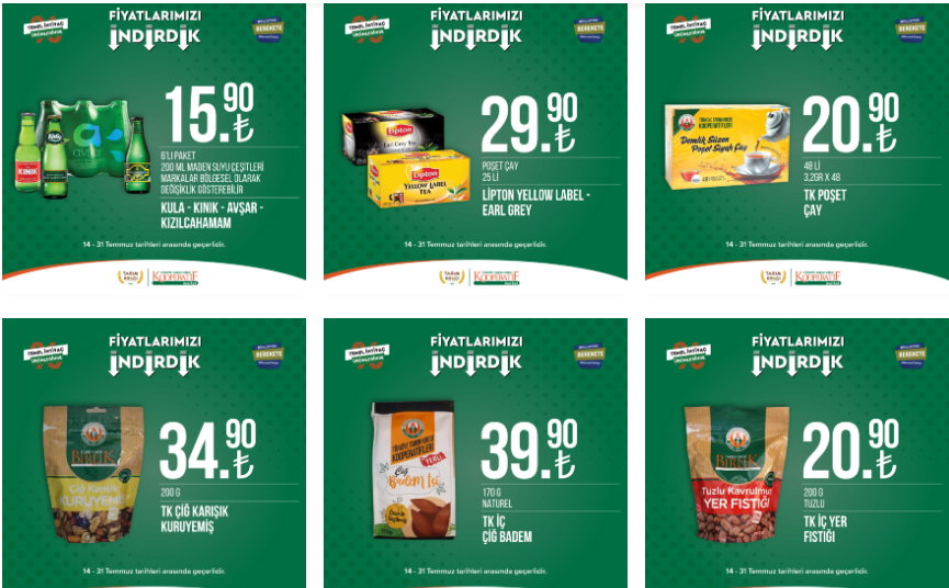 Tarım Kredi kataloğunda yok yok! Ayçiçek yağı 36 TL ye, kağıt havlu 43 TL ye düştü! Son 6 gün yetişen anında alacak...