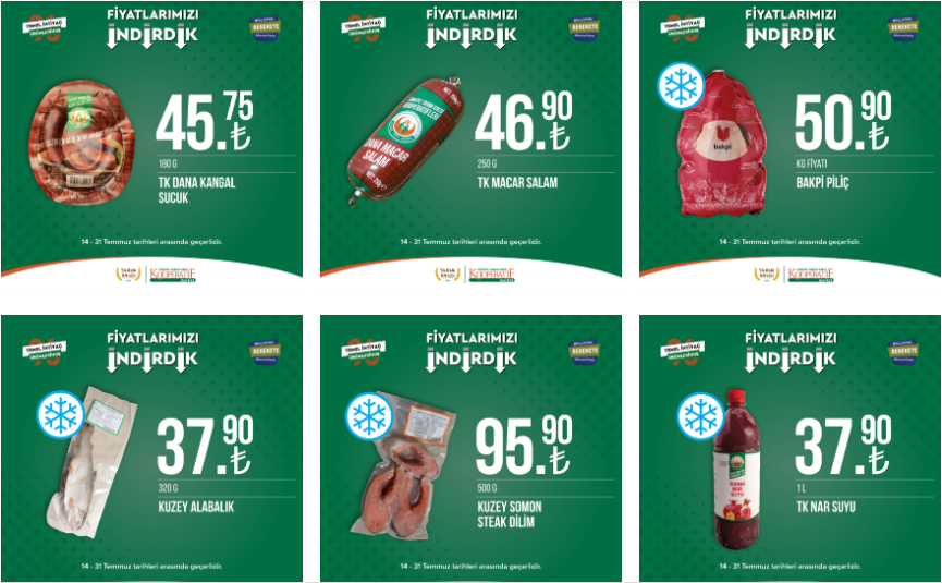 Tarım Kredi kataloğunda yok yok! Ayçiçek yağı 36 TL ye, kağıt havlu 43 TL ye düştü! Son 6 gün yetişen anında alacak...